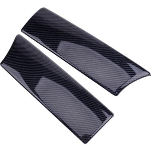 Carbon Fiber Style Center Console Stowing Armrest Cover Fit for Mercedes Benz C-Class GLC-class