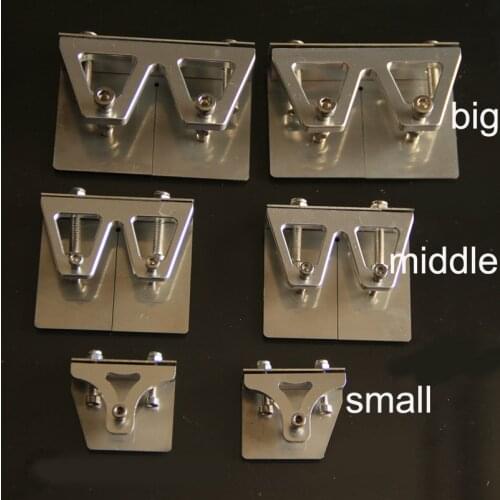 1Pair Marine Thickened Water Pressure Plate Big/Middle/Small Aluminum Trim Tab Flaps Spare Parts for RC Petrol/Electric Boat