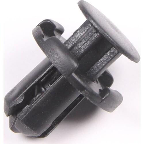 100Pcs 9MM Hole Nylon Car Push Type Rivet Retainer Bumper Fender Clips For Civic Accord Acura CRV