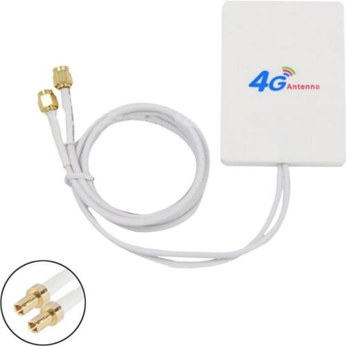 28dBi 4G Antenna 2 x TS9 Broadband Antenna Signal Amplifier For 4G 3G LTE Mobile Router GDeals