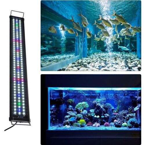 30cm/45cm LED Aquarium Light Full Spectrum Aquarium LED Light Tank Light Bar LED Aquarium Lights Extendable Bracket Dropshipping