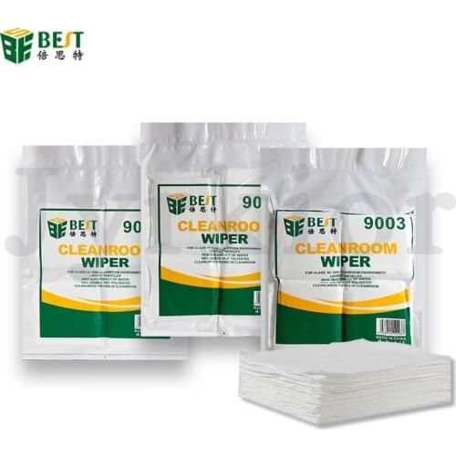 BST-9003 Anti-static Dust Cleanroom Laptop LCD Glass Microfiber Polyester Bag Lint Free Dustless Mobile Phone Screen Wiper