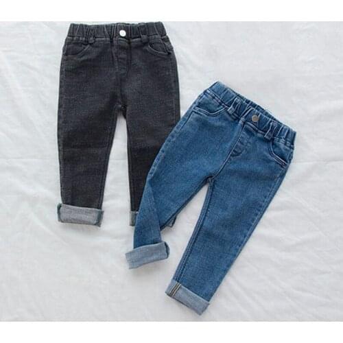 Keelorn Kids Casual Jeans Spring and Autumn Trousers for Boys Korean Jeans Pants Childrens Clothing Fashion Baby Girl Jeans