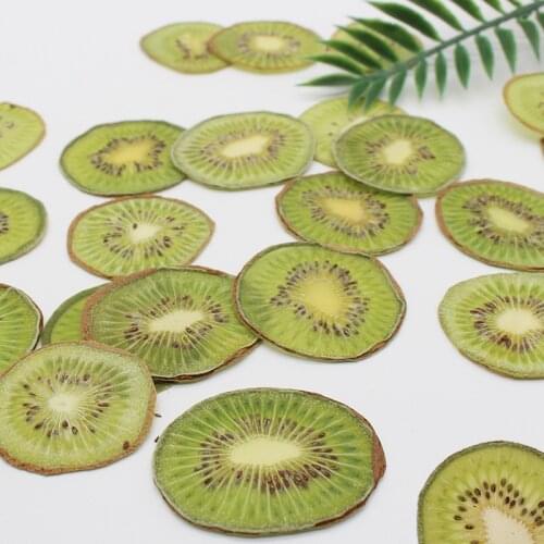Kiwifruit DIY Hand Drop Glue Fruit Dry Flower Mobile Phone Shell Incense Candle Photo Frame Home Decoration Accessories