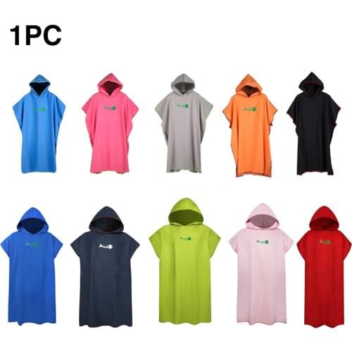 Adult Diving Suit Change Robes Poncho Hood Quick-drying Hooded Towel Quick-drying Absorbent Sweat-absorbent Swim Robe