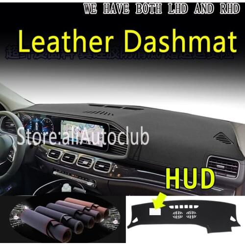 For Mercedes-Benz GLE GLS Class w167 320 350 400 500 2019 2020 2021 Leather Dashmat Car Styling Covers Dashboard Accessories