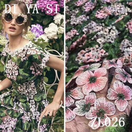 2018 Free shipping 100% lace yaeds lace fabric 2018 high quality bazin riche getzner dress cotton african lace fabric