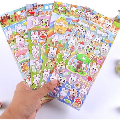 1packs/1lot Kawaii Stationery Stickers Cute Rabbit Diary Planner Decorative Mobile Stickers Scrapbooking DIY Craft Stickers