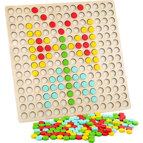 Board Game Toy Montessori Wooden Toys Hands Brain Training Bead Educational Children Teaching Aids Kids Toy