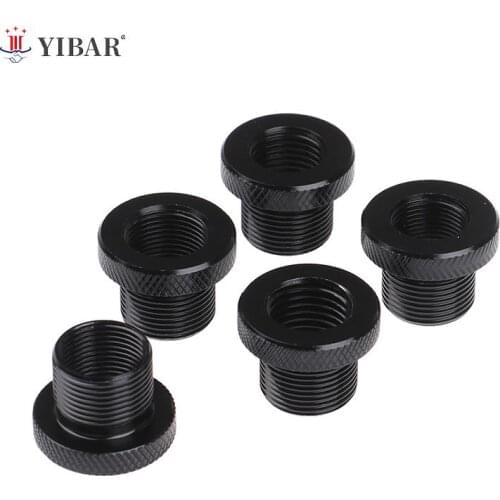 New 1PCS Of 5/8" X 24 To 1/2-28 To M14x1 To M14x1.5 For Barrel Thread Adapter Aluminum For .223 .308 AK47 AK74 SKS For All NAPA