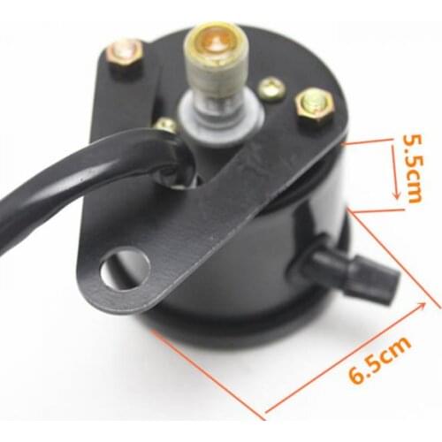 LED Backlit Signal Motorcycle Odometer KMH Speedometer Gauge Cafe Racer