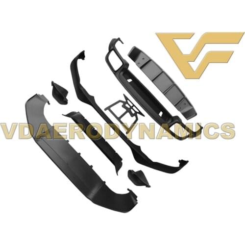 Suitable For 17-20 9YA Porsche Cayenne VAD-TR Full Body Kit Front Lip Rear Lip Diffuser