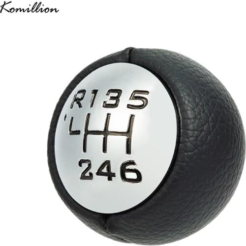 Car Manual Gear Shift Knob 6 Speed Black Lever for Peugeot 307 308 3008 407 5008 807 1997-2014/Citroen C3 C4 C8/Partner B9 2008