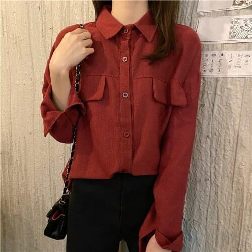 Ryseleco Women's Corduroy Shirts