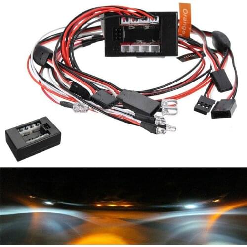 LED Light kit Set Brake Turn Signal Simulator For 2.4G 1/10 RC Car Parts Accessories