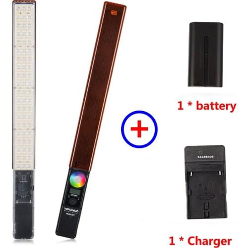 YONGNUO YN360 III LED Video Light with Adjustable Color Temperature 3200K-5500K + EACHSHOT NP-F550 Battery + Charger