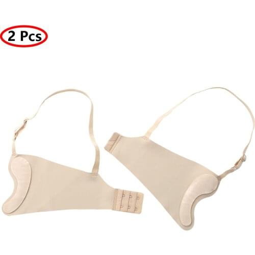 Womens Bra Replacement Side Wings with Adjust Straps Non-slip Push Up Ehance Breast Pads Reusable Side Flanks IDY Accessories