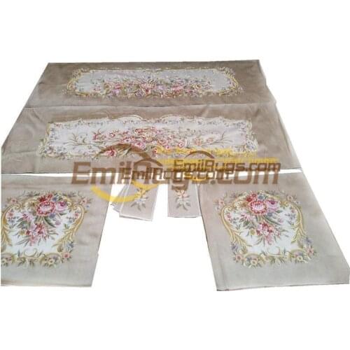 European Embroidery Sofa Covers Handmade Woven Hand Woven Wool Varies Rectangular Sofa Cushions
