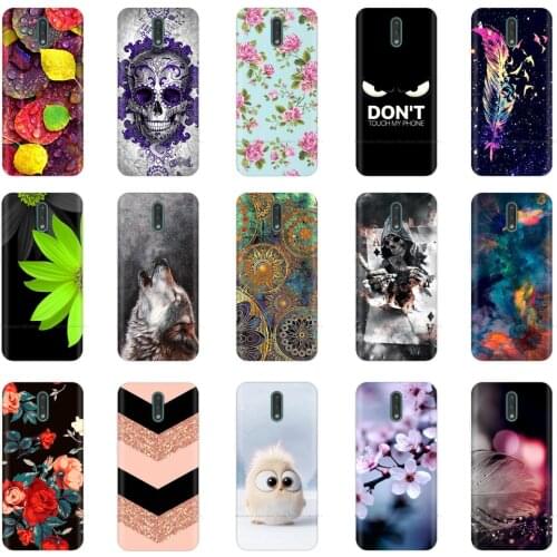 Etui for Nokia 2.3 TA-1211 TA-1214 TA-1206 Case for Nokia 2.3 Nokia2.3 TA-1209 TA-1194 Cover Painted Soft TPU Silicon Capa Coque