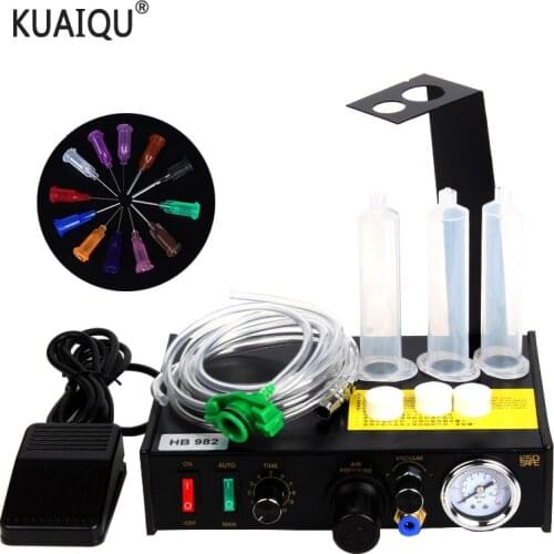 Digital Automatic Glue Dispenser Solder Paste Liquid Controller Dropper air dispenser machine glue-dispenser Automatic 983 982