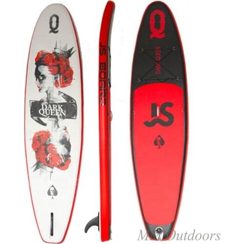 JS Dark Queen 11ft SUP board Inflatable Paddle Board all around Surfboard with all parts air Stand Up drop stitch