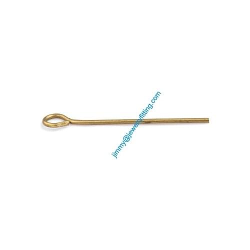 Jewelry Making findings Eye Pins Brass Pins ;Scarf Pins findings 0.7*24mm