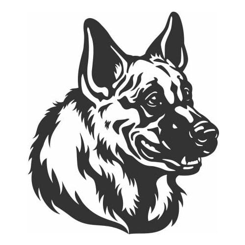 The Eyes Are Covered With Vicissitudes Dog Car Decals Car Rear view Mirror Decoration Mural FA663