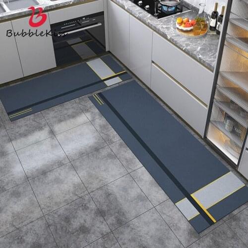 Bubble Kiss Imitation Cotton Velvet Kitchen Carpets Absorbent Non-Slip Durable Home Decor Rugs For Bedroom Simple Entry Door Mat