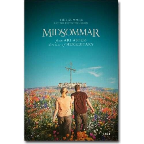 L0052 Midsommar Movie Ari Aster Silk Fabric Poster Art Decor Indoor Painting Gift