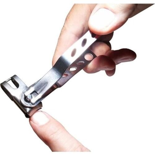 The best precision nail clipper hand and foot care tool with rotating head Unisex stainless steel nail clipper
