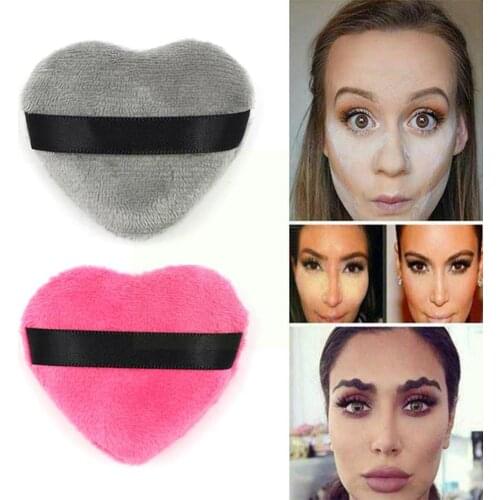 Sponges Soft Makeup Puffs Multifunctional Face Large With Puffs Love Strap Cotton Makeup Powder Puffs Blendiful Velour Shap U8W6