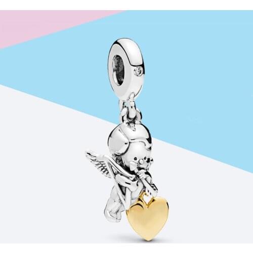 CodeMonkey New Arrival Cupid Beads Charms For Love 100% 925 Sterling Silver DIY Jewelry Hot Sale For Women Party Gift CMC007