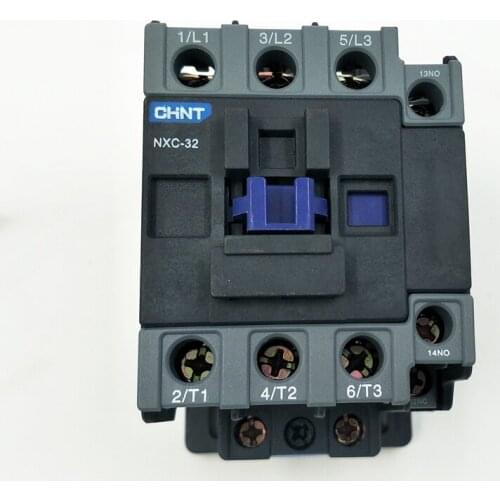 NEW CHINT NXC-32 1NO+1NC AC Contactor 32A Coil Voltage 380V 220V 110V 36V 24V AC Contactor Replace CJX2-3201 And CJX2-3210
