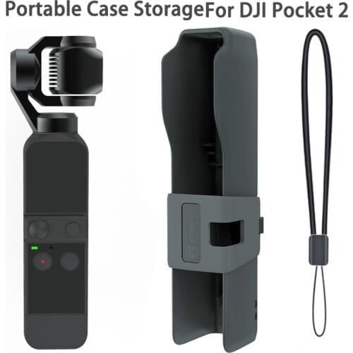 DJI Pocket 2 Portable Bag Case Storage Wheel protection Box Hard Shell W Strap For DJI OSMO Pocket 2 Camera Gimbal Accessories