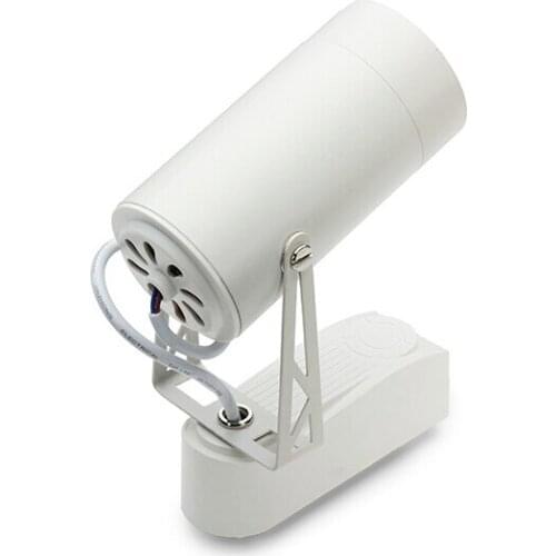 LED COB Track Rail Light 3W AC85- 265V Spotlight Adjustable Rail Track Lighting lamp for Mall Exhibition Office black/white