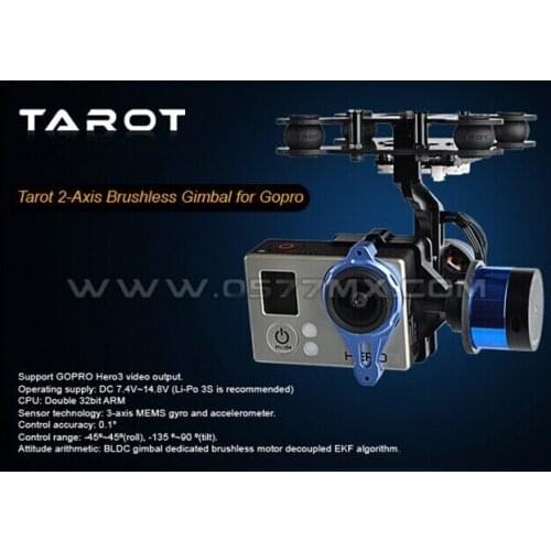 TL68A00 TAROT Gopro two-axis brushless gimbal / have gyro