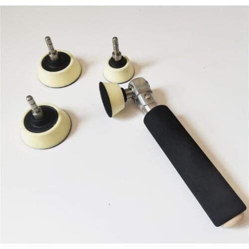 2"3"Polisher Handheld Universal Adjustable Angle Woodworking Lathe Accessories Manual Polishing Grinding Tool