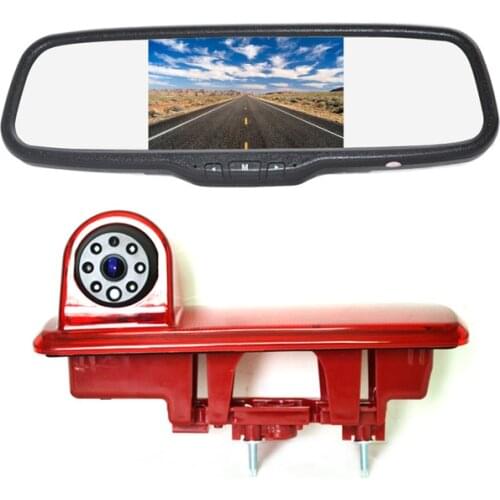 Vardsafe | Rear Reverse Camera + Clip-on Mirror Monitor for Renault Trafic / Vauxhall Opel Vivaro / Nissan NV300 (2014-2019)