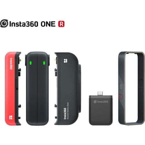 Insta360 One R Vertical Battery Base Boosted Battery Base Battery Base Fast Charge Hub For Insta360 One R Accessories