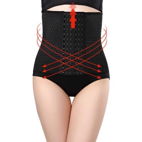 Women Waist Cinchers BodyBuilding Six Breasted Women Postpartum Slimming Belt Ladies Corset Shaper Band Dropship Support