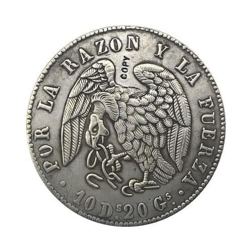 1839 Chile 8 Reales COIN COPY 39MM