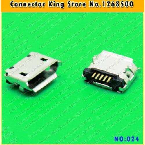 30PCS Smartphone tablet pc 5-pin long needle Micro USB Jack Charge Socket for Nokia/Lenovo/OPPO,MC-024