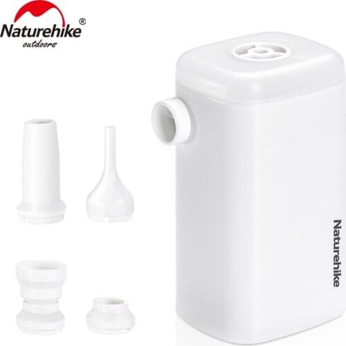 Naturehike 3-in-1 Power Bank Inflator LED Light Lamp Multifunctional Mini Air Pump Lighting USB Charging Inflator Pump Blower