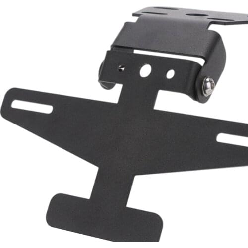 Black Motorcycle License Plate Bracket Holder for Benelli 502C WeatherProof