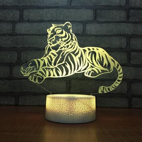 Home Products Led 3d Night Lights Ambient 3D Lights Bedroom Bedside Decoration 7 color change Christmas decorative lights