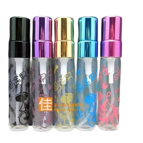 Capacity 3-5ml 200pcs/lot factory wholesale Perfume bottle packaging. Lotion spray bottle
