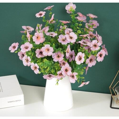 Silk Peony Artificial Flowers Autumn Home Decoration Wedding Bouquet For Bride High Quality Fake Flower Faux Outdoor Plant Cheap