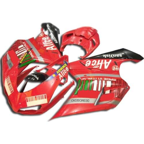 Injection Mold Fairing kit for DUCATI 1098 1198 848 2007 2011 ducati 1098 1198 848 07 08 09 10 11 red Fairings Set+gifts DB17