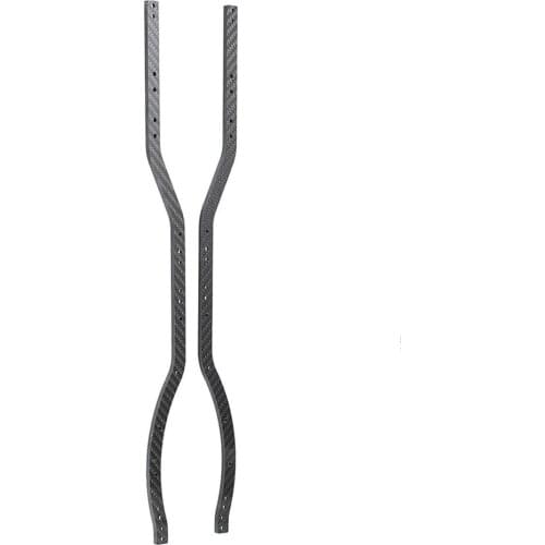 2021 NEW 1st 2nd Generation Universal Carbon Fiber Frame Beam Accessory Climbing Car Metal Beam Side Frame For Axial Scx10