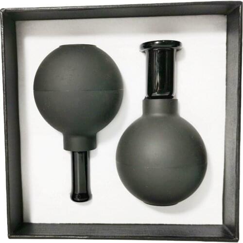 New Glass Cupping Therapy Set Face and Body Anti Aging Cellulite Hijama Cups Vacuum Cupping Set of Silicone Cupping Set